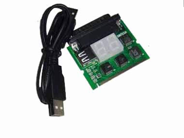 ST8660 Mini PCI&LPT port 2 bit diagnostic card for Desk pc and notebook